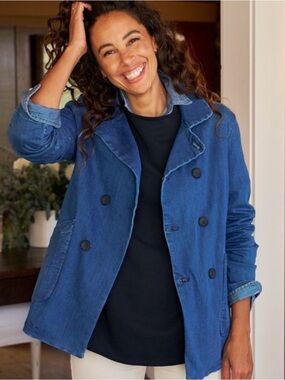 Frank & Eileen “Belfast” Italian stretch denim jacket - M